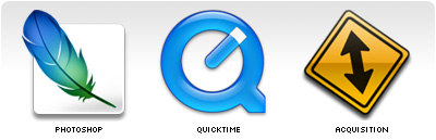 Photoshop, Quicktime, Acquisition